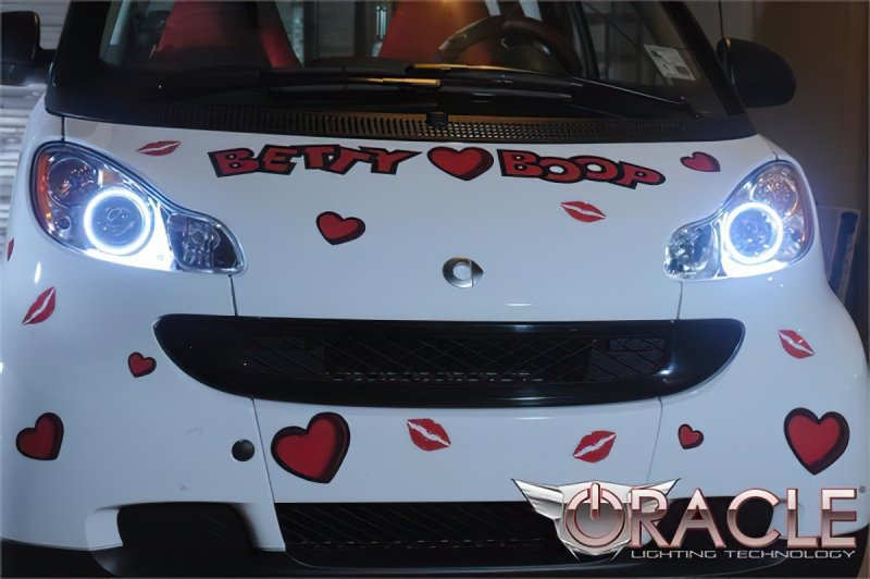 Smart ForTwo Headlight Halo Kit - ORACLE Lighting - Red - `08-`13